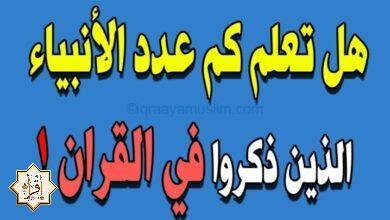 من هم الأنبياء الذين ذكر أسمائهم في القرآن الكريم؟ من هم الأنبياء الذين ذكر أسمائهم في القرآن الكريم؟