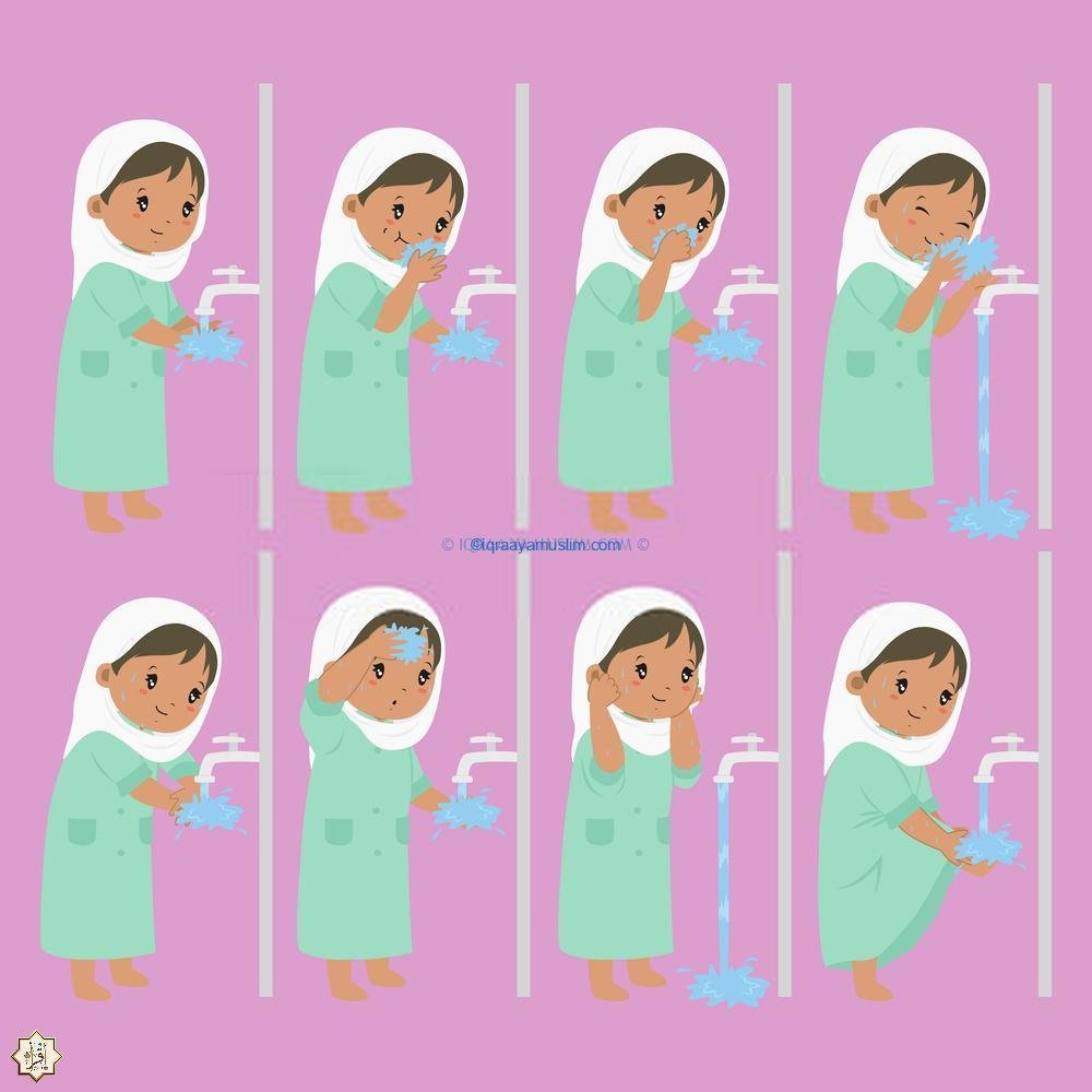 سنن الوضوء بالصور سنن الوضوء بالصور