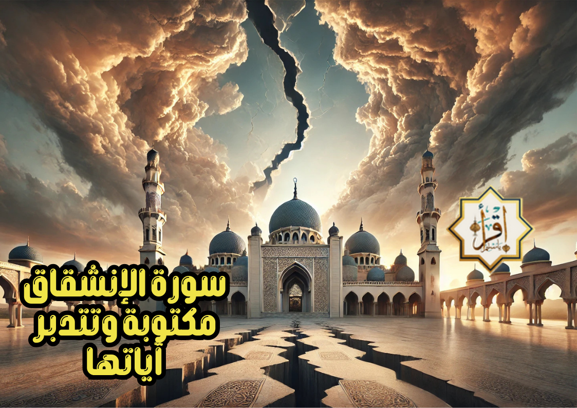 سورة الانشقاق مكتوبة وتتدبر آياتها سورة الانشقاق مكتوبة وتتدبر آياتها