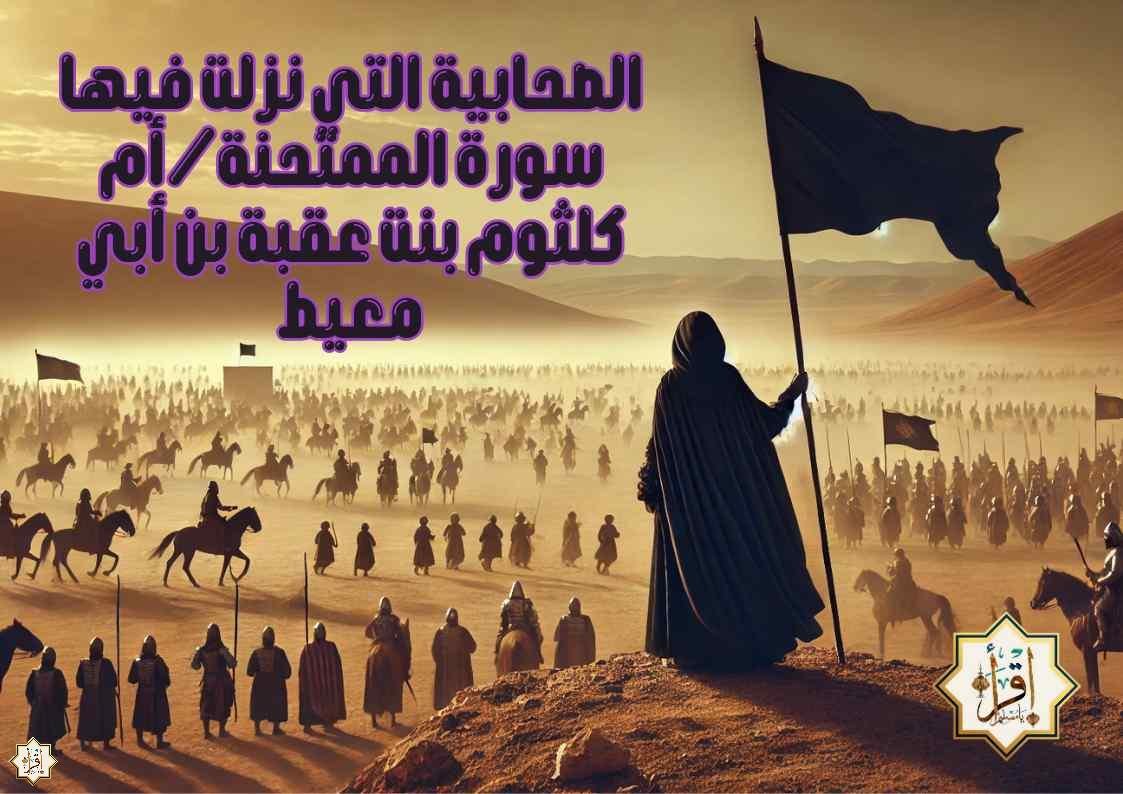 الصحابية التي نزلت فيها سورة الممتحنة/أم كلثوم بنت عقبة بن أبي معيط الصحابية التي نزلت فيها سورة الممتحنة/أم كلثوم بنت عقبة بن أبي معيط