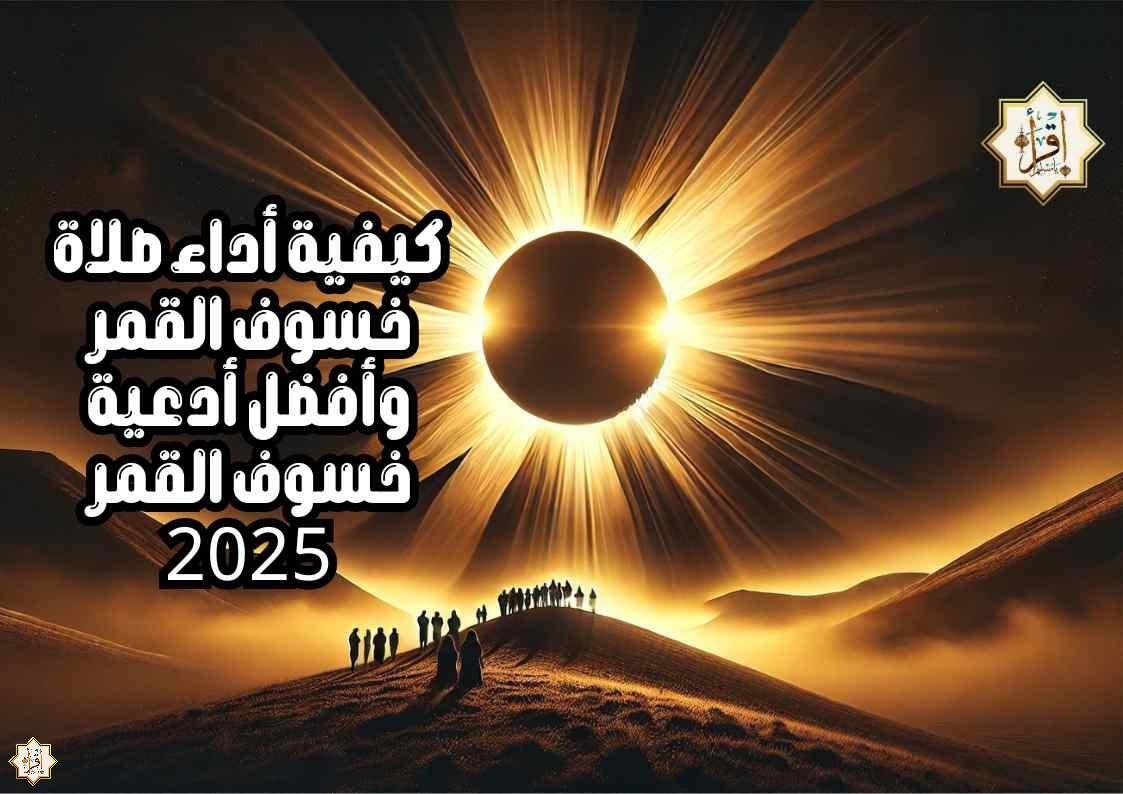 كيفية أداء صلاة خسوف القمر وأفضل أدعية خسوف القمر 2025 كيفية أداء صلاة خسوف القمر وأفضل أدعية خسوف القمر 2025
