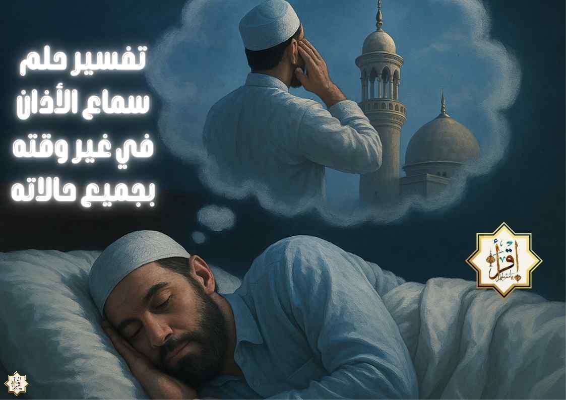 تفسير حلم سماع الأذان في غير وقته بجميع حالاته تفسير حلم سماع الأذان في غير وقته بجميع حالاته