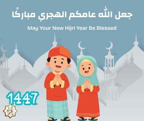 أجمل صور تهنئة بالعام الهجري الجديد 1447ھ أجمل صور تهنئة بالعام الهجري الجديد 1447ھ