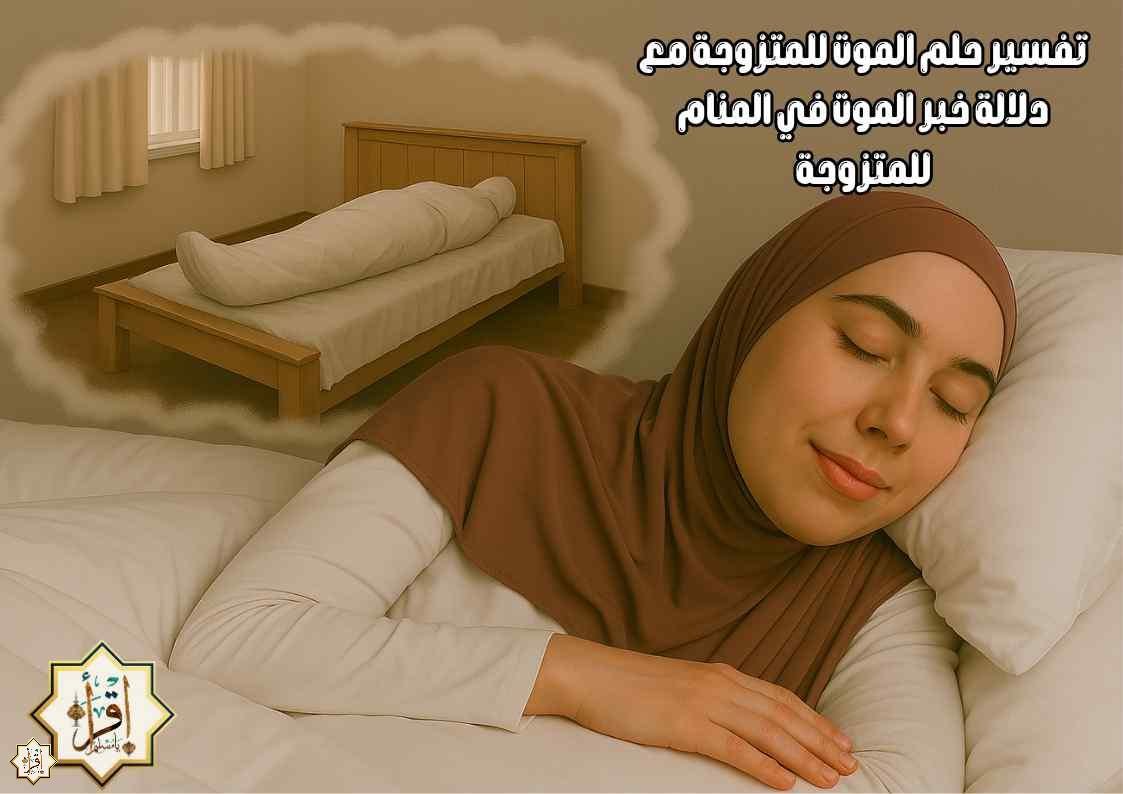 تفسير حلم الموت للمتزوجة مع دلالة خبر الموت في المنام للمتزوجة