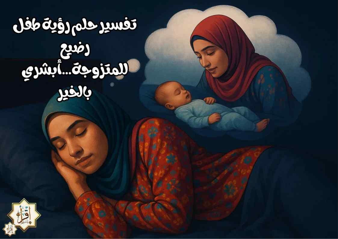 تفسير حلم رؤية طفل رضيع للمتزوجة…أبشري بالخير
