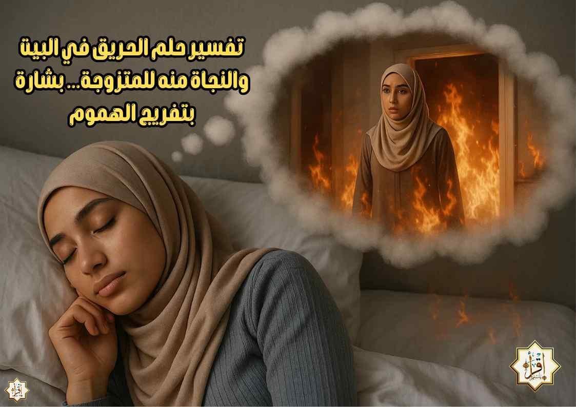 تفسير حلم الحريق في البيت والنجاة منه للمتزوجة… بشارة بتفريج الهموم