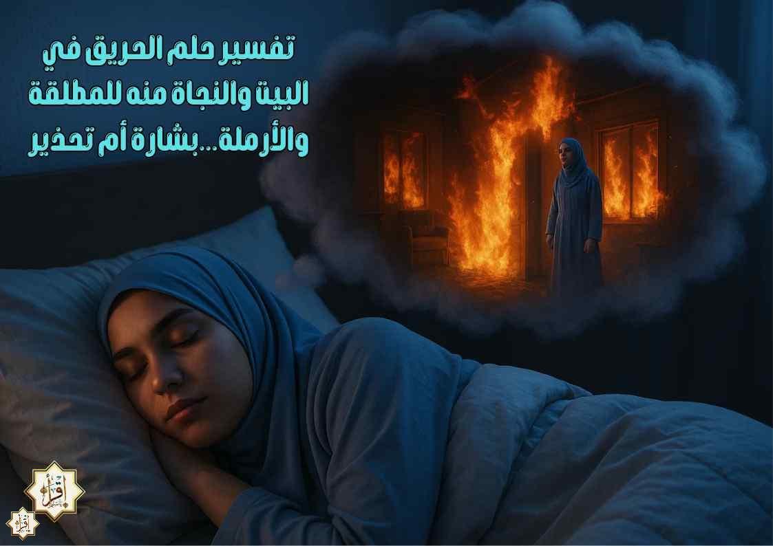 تفسير حلم الحريق في البيت والنجاة منه للمطلقة والأرملة…بشارة أم تحذير