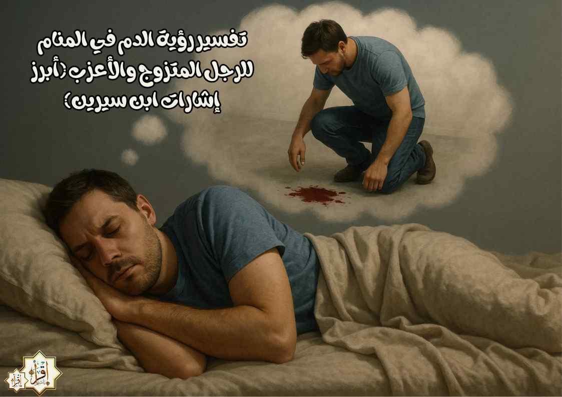 تفسير رؤية الدم في المنام للرجل المتزوج والأعزب (أبرز إشارات ابن سيرين)