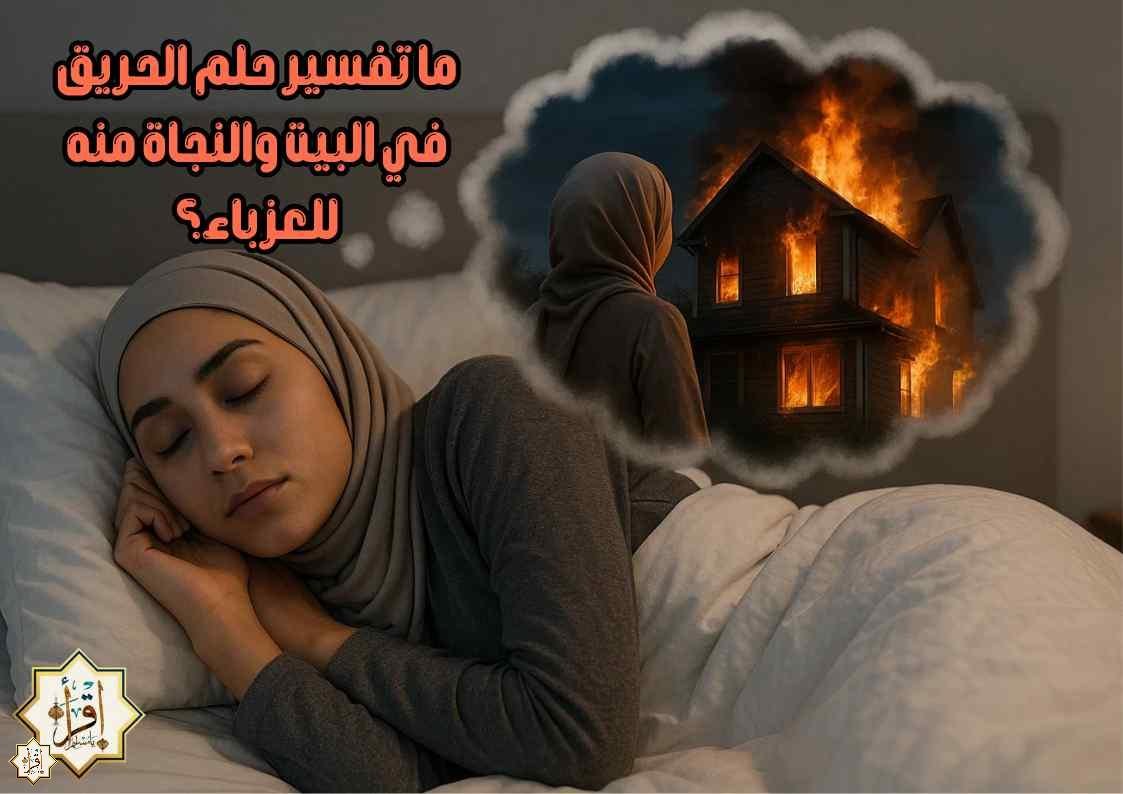 ما تفسير حلم الحريق في البيت والنجاة منه للعزباء؟