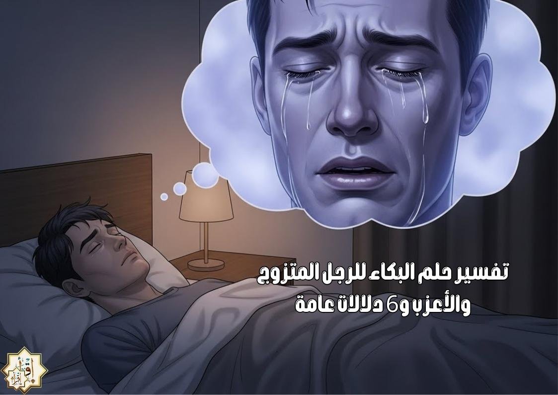 تفسير حلم البكاء للرجل المتزوج والأعزب و6 دلالات عامة