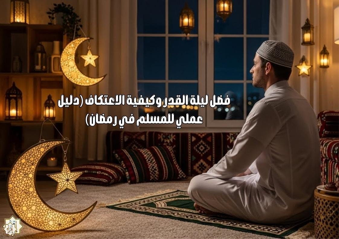 فضل ليلة القدر وكيفية الاعتكاف (دليل عملي للمسلم في رمضان) فضل ليلة القدر وكيفية الاعتكاف (دليل عملي للمسلم في رمضان)