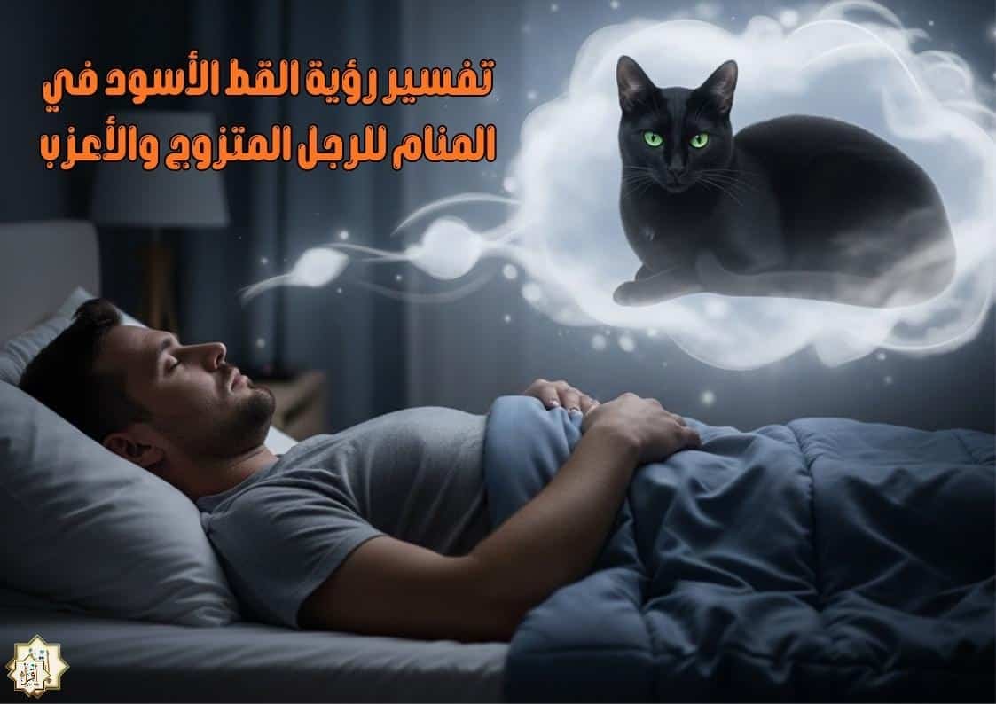تفسير رؤية القط الأسود في المنام للرجل المتزوج والأعزب