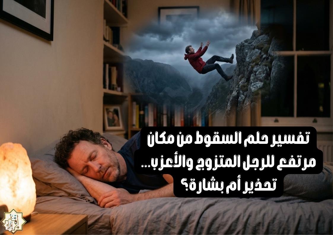 تفسير حلم السقوط من مكان مرتفع للرجل المتزوج والأعزب… تحذير أم بشارة؟ تفسير حلم السقوط من مكان مرتفع للرجل المتزوج والأعزب… تحذير أم بشارة؟