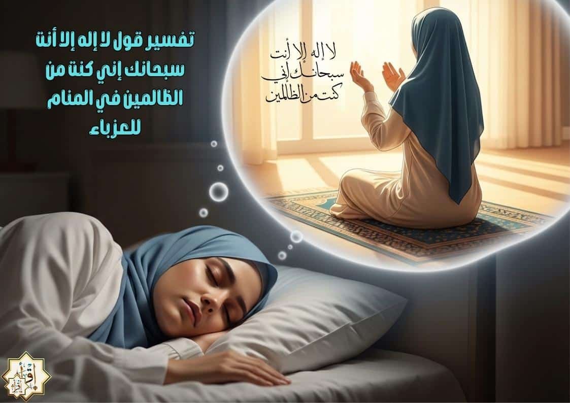 تفسير قول لا إله إلا أنت سبحانك إني كنت من الظالمين في المنام للعزباء تفسير قول لا إله إلا أنت سبحانك إني كنت من الظالمين في المنام للعزباء