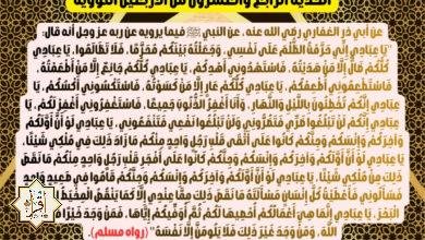 شرح حديث يا عبادي إني حرمت الظلم على نفسي… الأربعين النووية 24