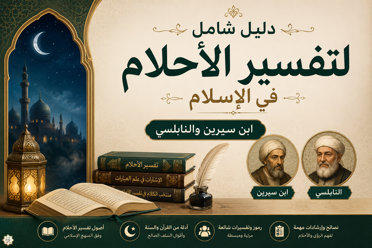 دليل شامل لتفسير الأحلام في الإسلام | ابن سيرين والنابلسي دليل شامل لتفسير الأحلام في الإسلام | ابن سيرين والنابلسي