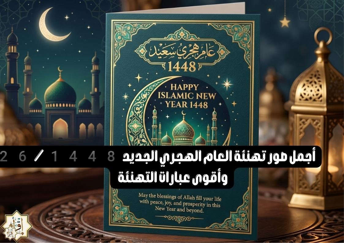 أجمل صور تهنئة العام الهجري الجديد 1448 / 2026 وأقوى عبارات التهنئة أجمل صور تهنئة العام الهجري الجديد 1448 / 2026 وأقوى عبارات التهنئة